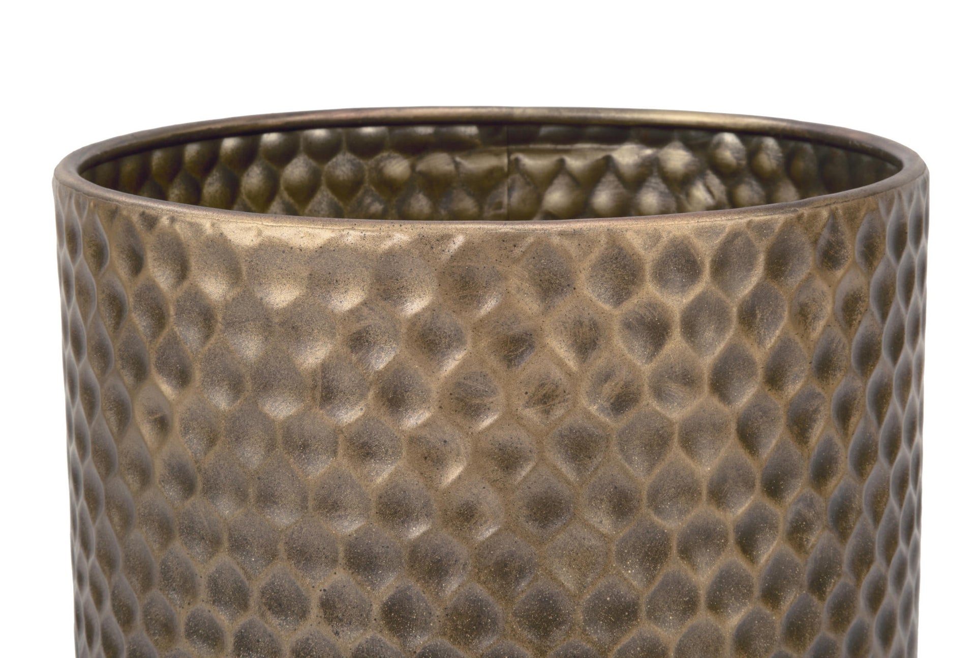 Textured Metal Bins - Set of 3