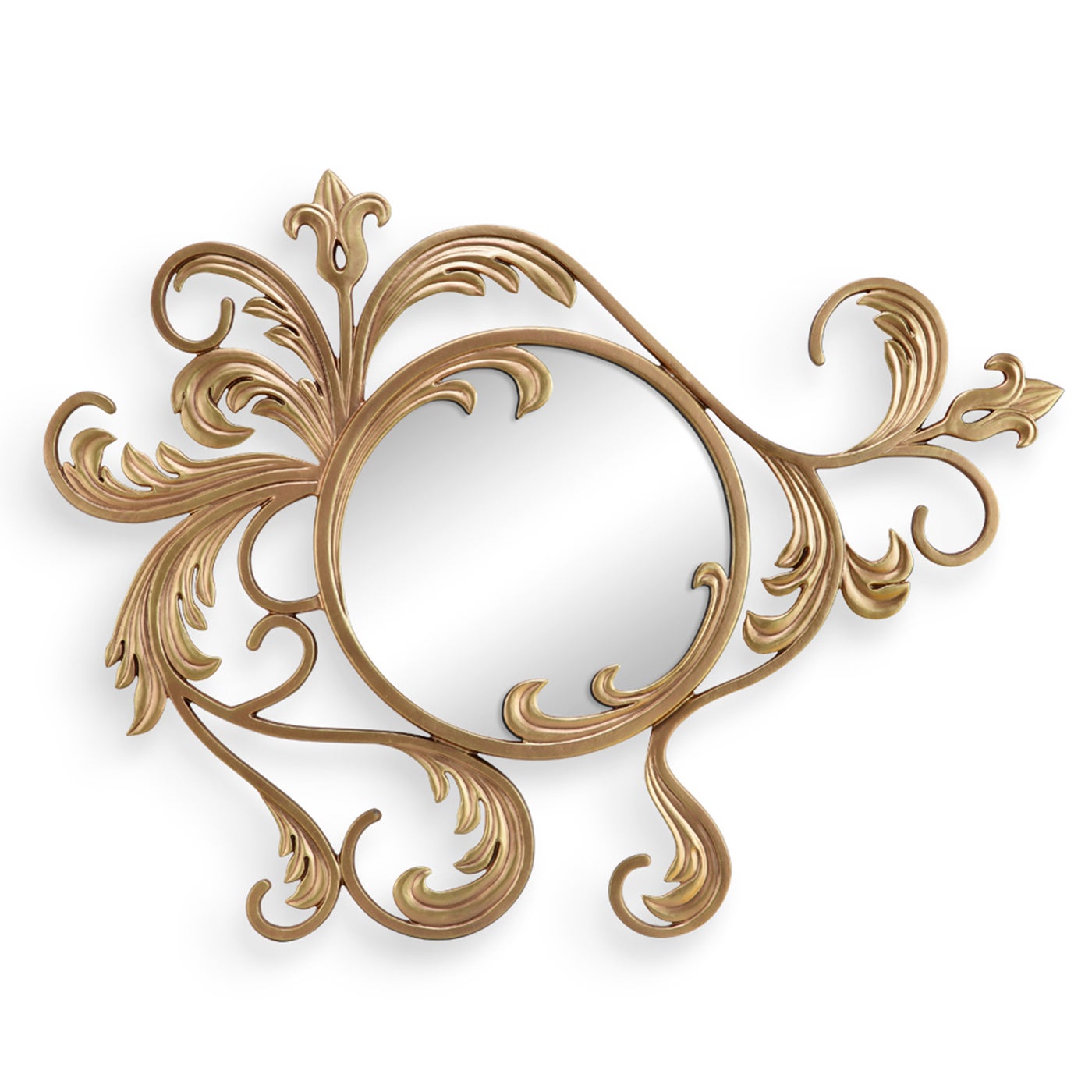 Leaf and Blossom Wall Mirror