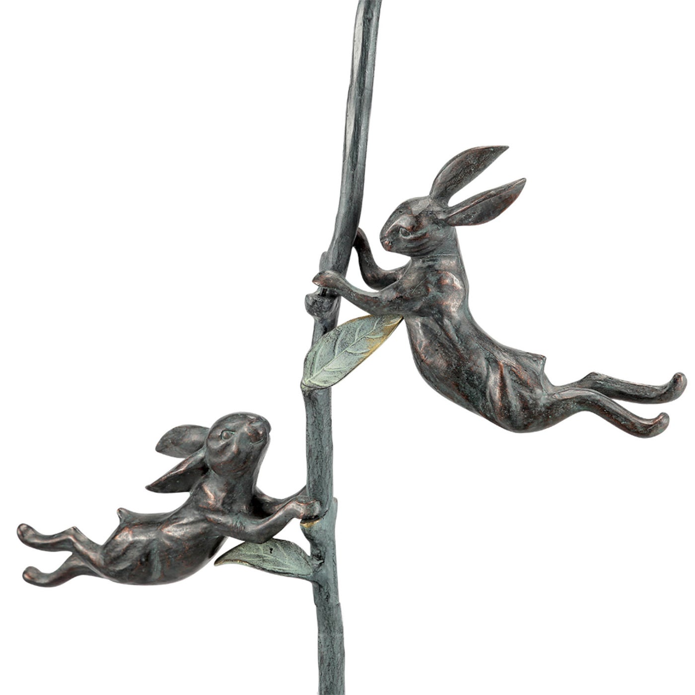 Rowdy Rabbit Pair Birdfeeder with Stake