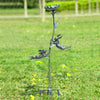 Rowdy Rabbit Pair Birdfeeder with Stake