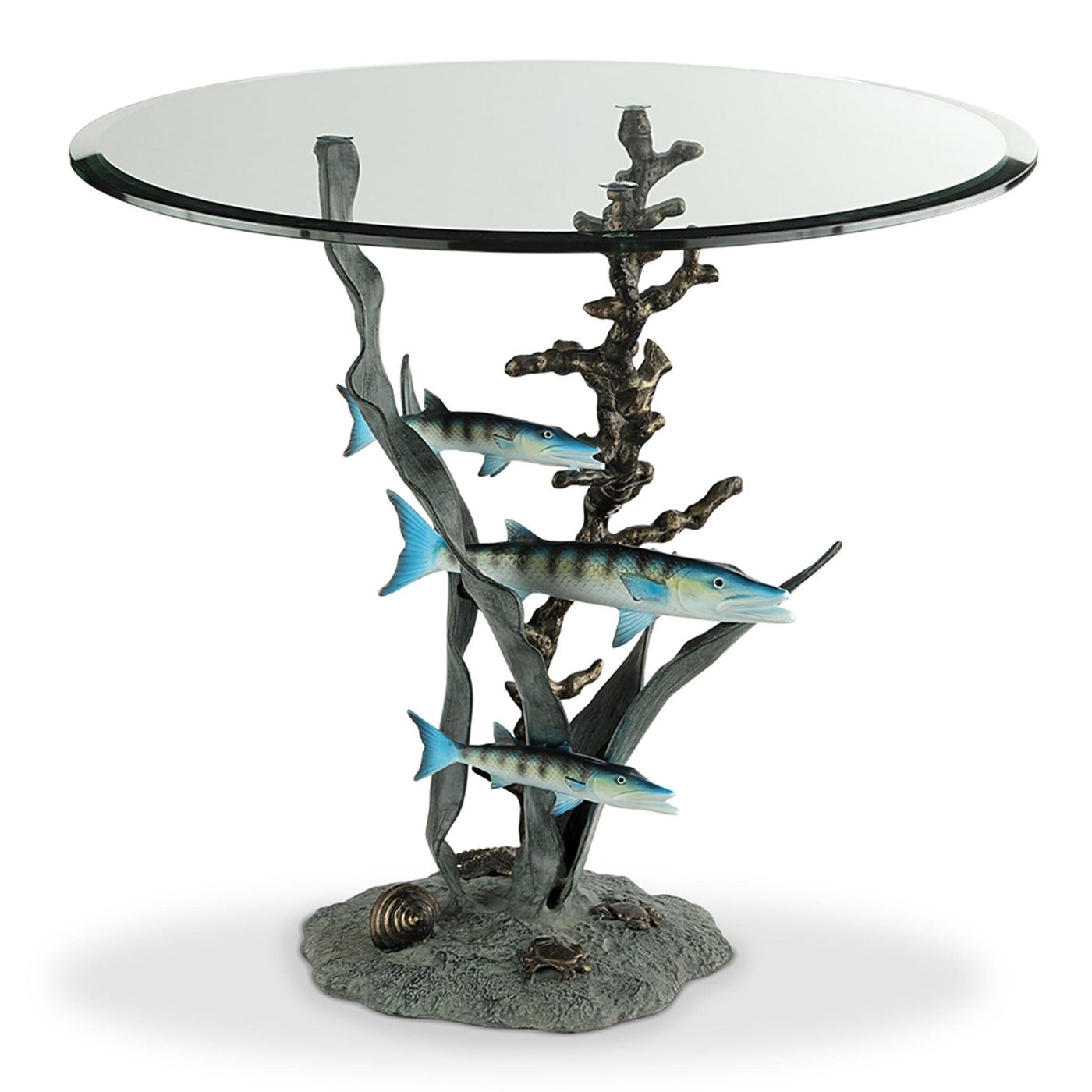 Barracuda Glass End Table