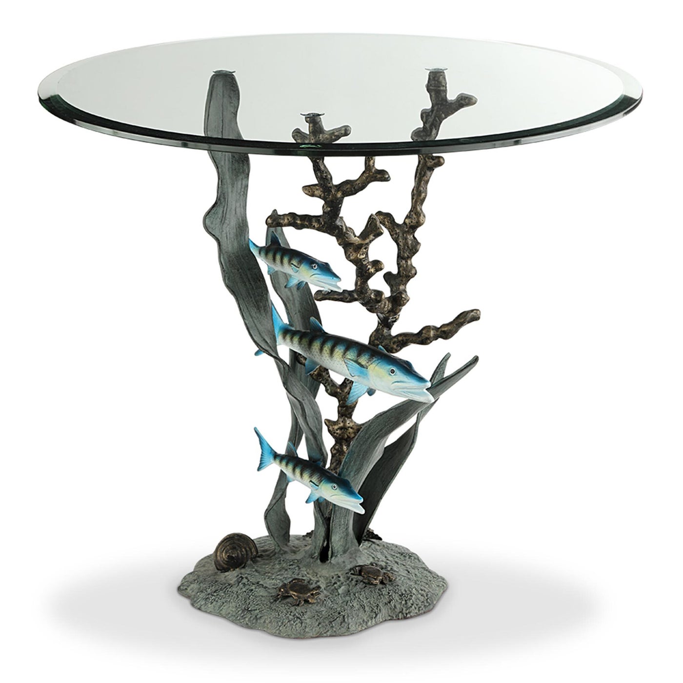 Barracuda Glass End Table