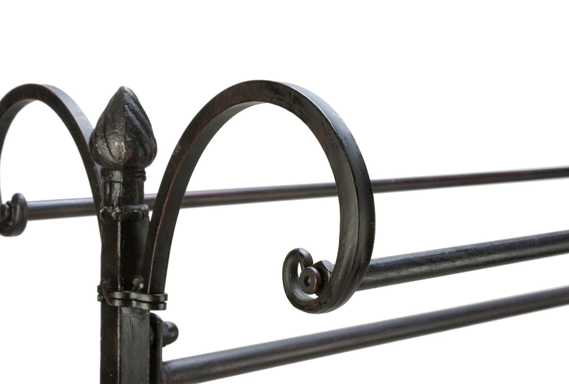 Dark Brown Garment Floor Rack