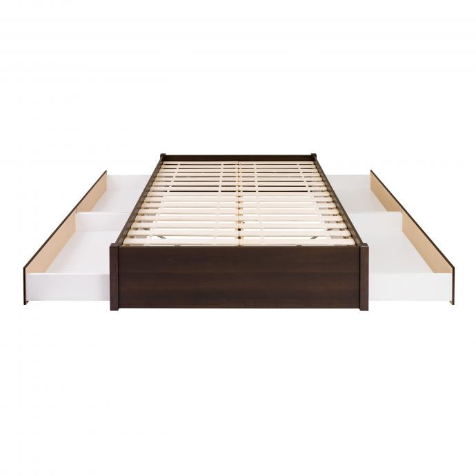 Queen Select 4-Post Platform Bed with 4 Drawers