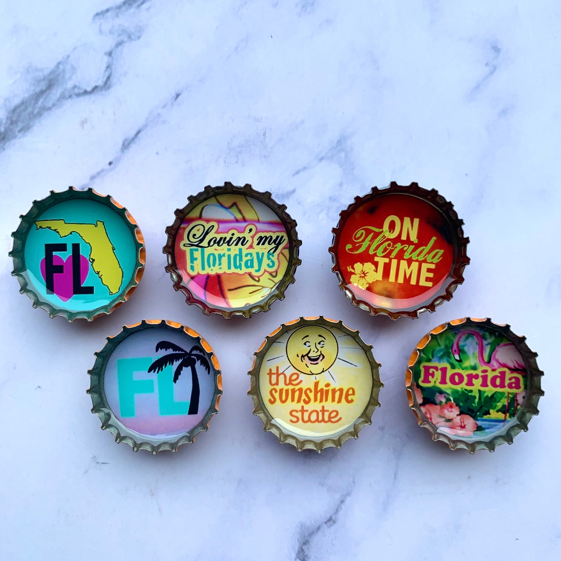 Florida magnets - Set of 6