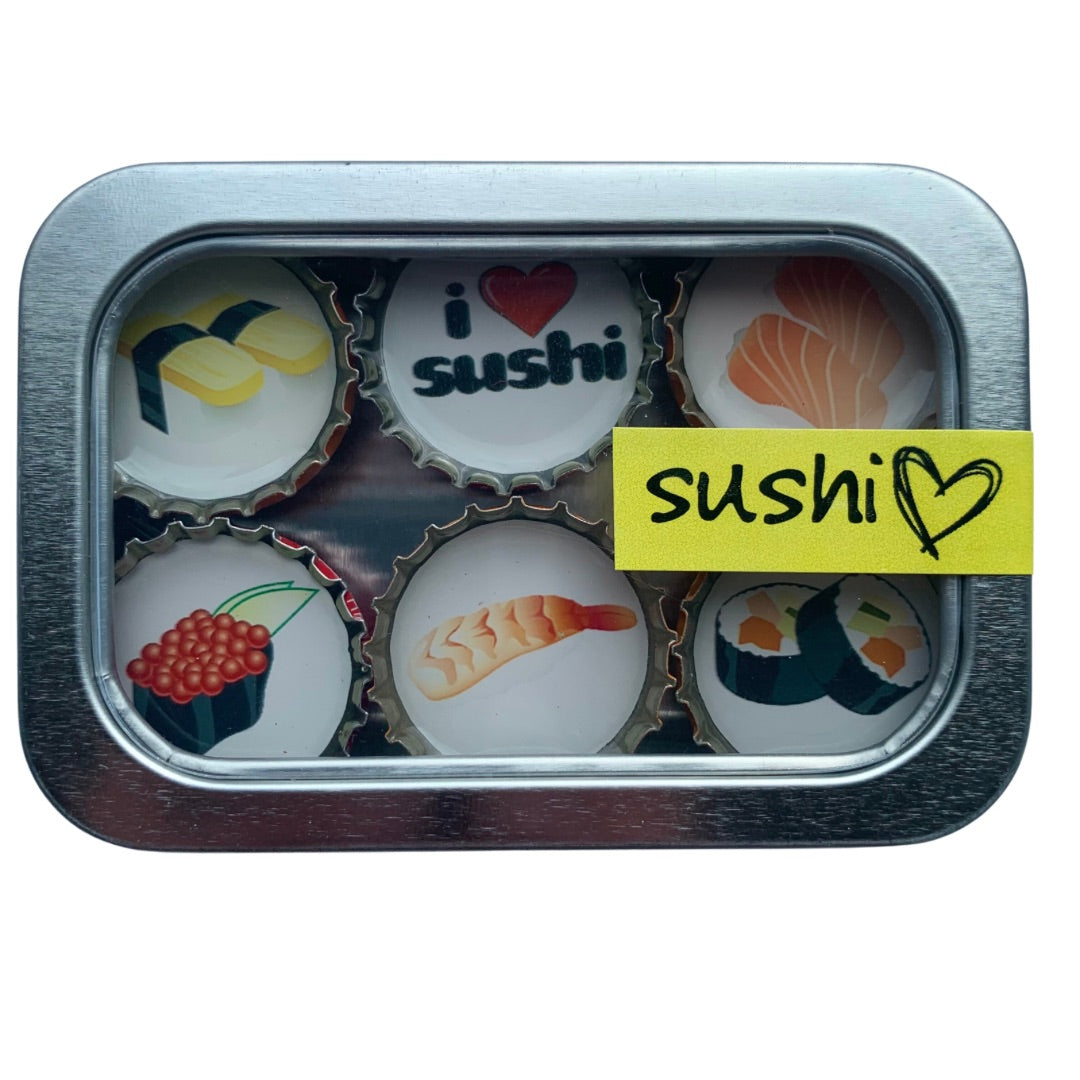 Sushi Magnets - Set of 6