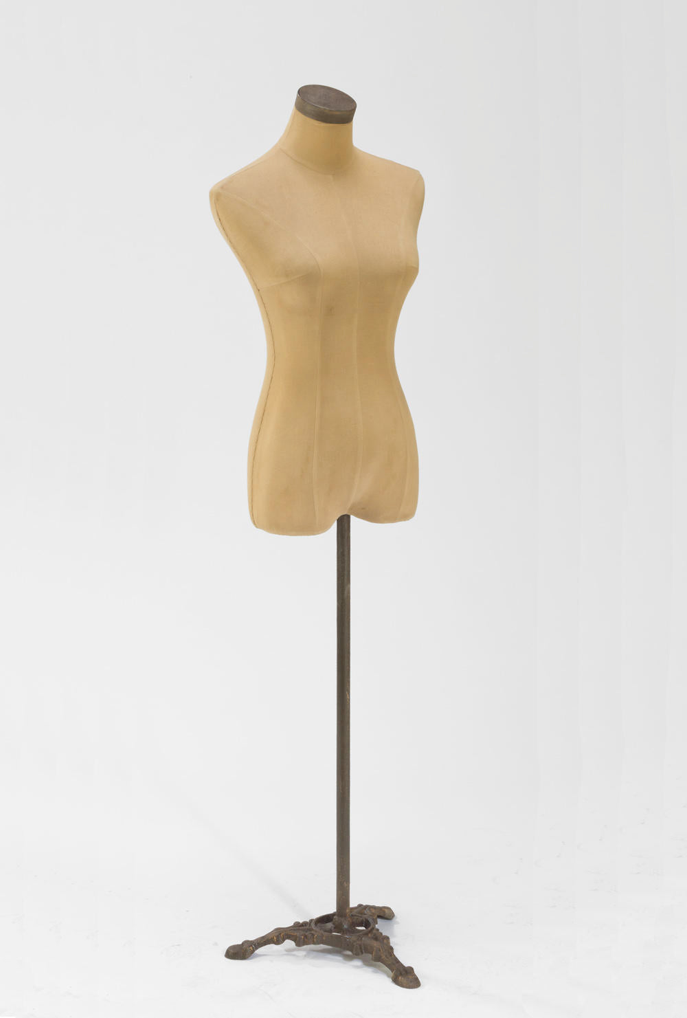 Antiqued Floor Body Form - Female Mannequin