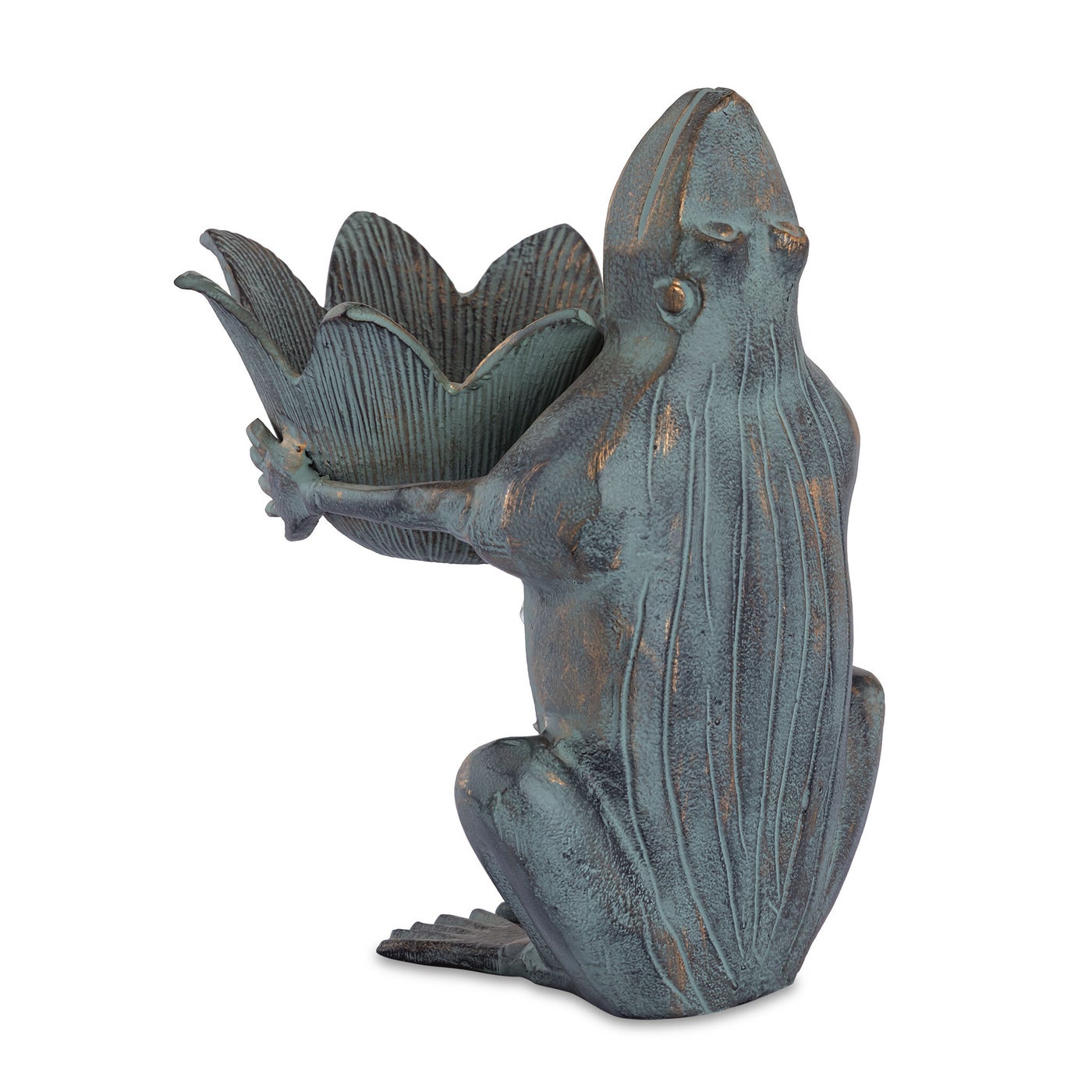 Frog Royalty with Crown Birdfeeder