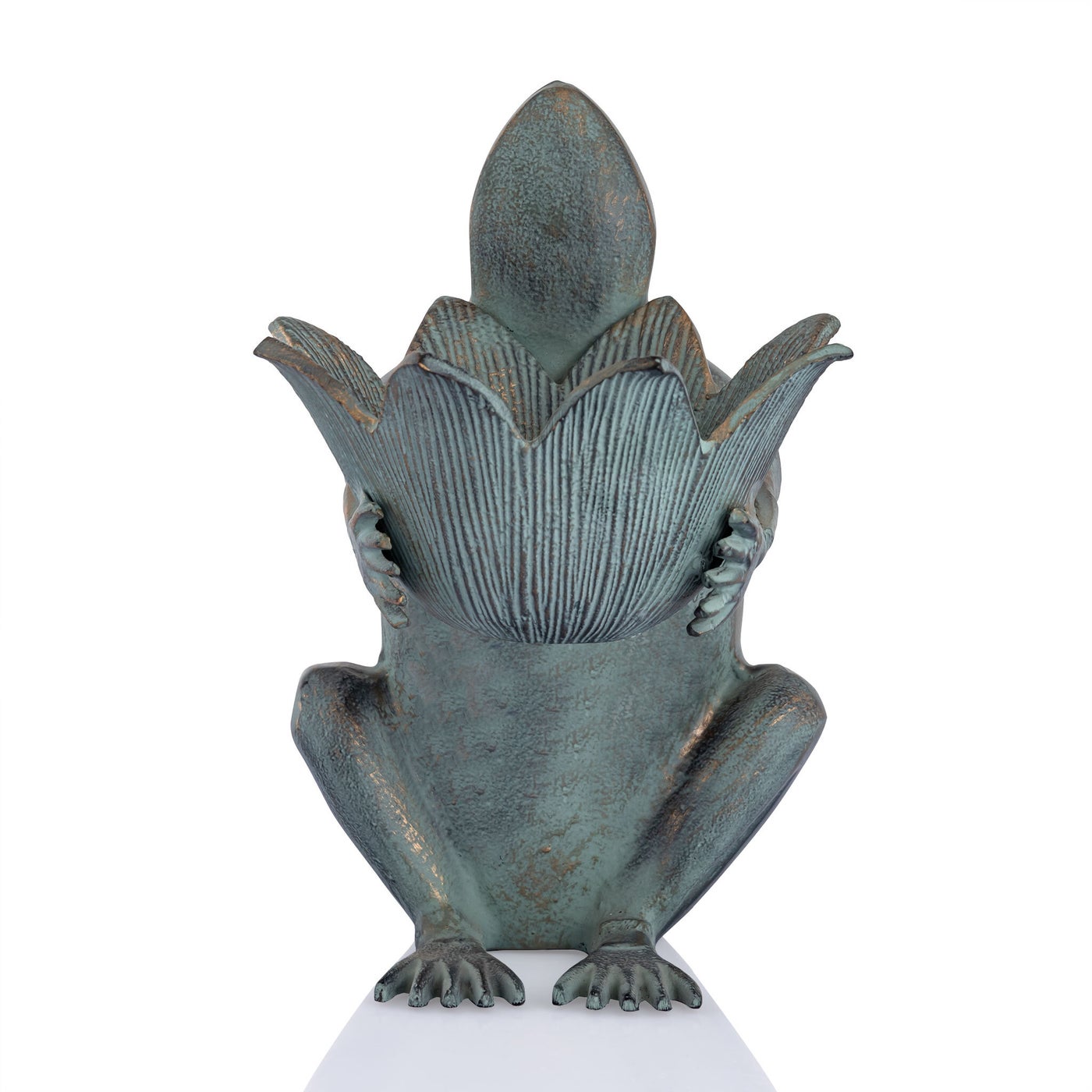 Frog Royalty with Crown Birdfeeder