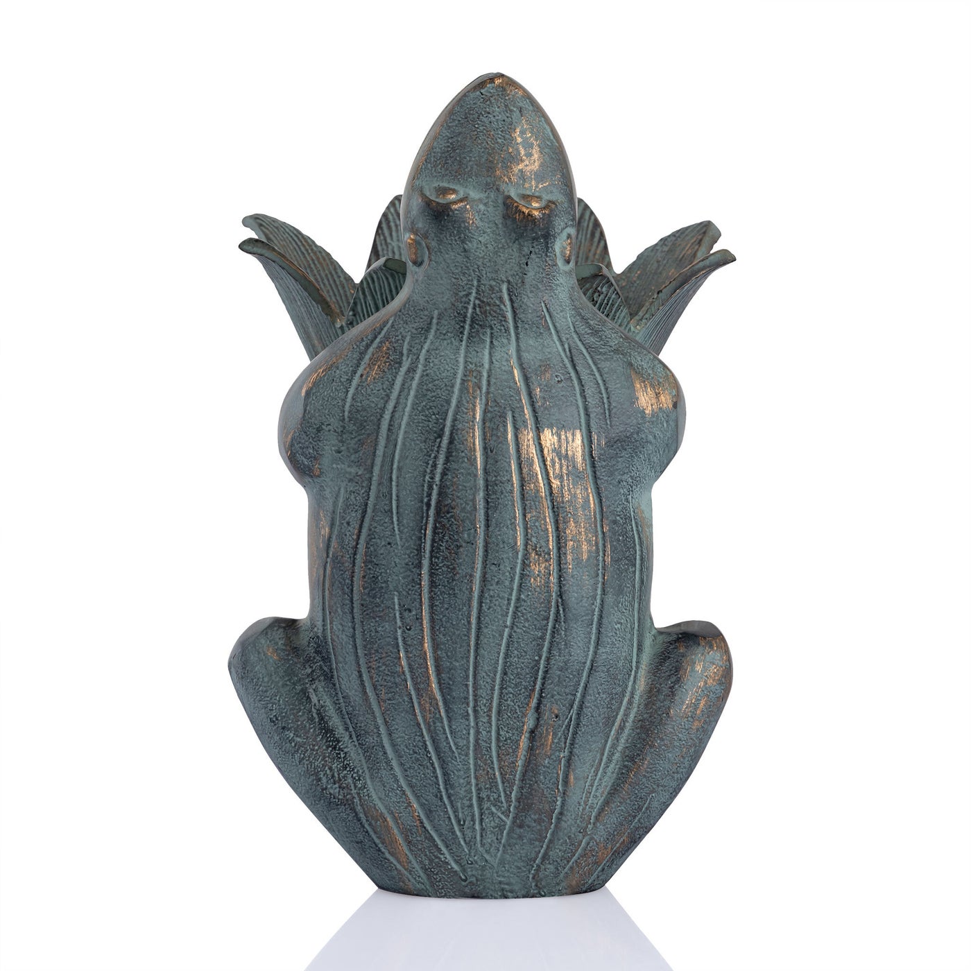 Frog Royalty with Crown Birdfeeder