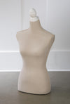 Linen & Burlap Mannequin Body Forms (Tabletop/Fiberglass)