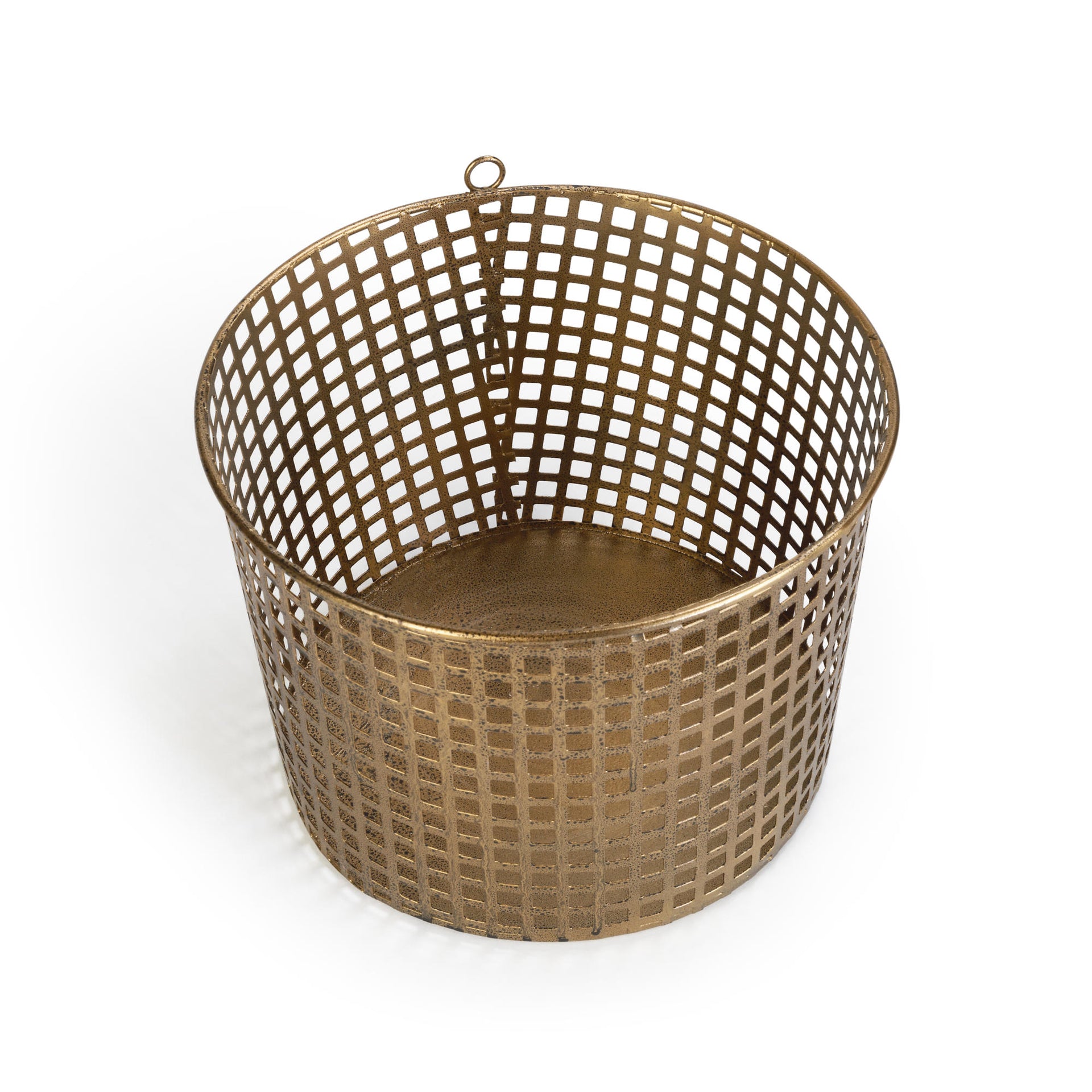Metal Bin in Black or Gold