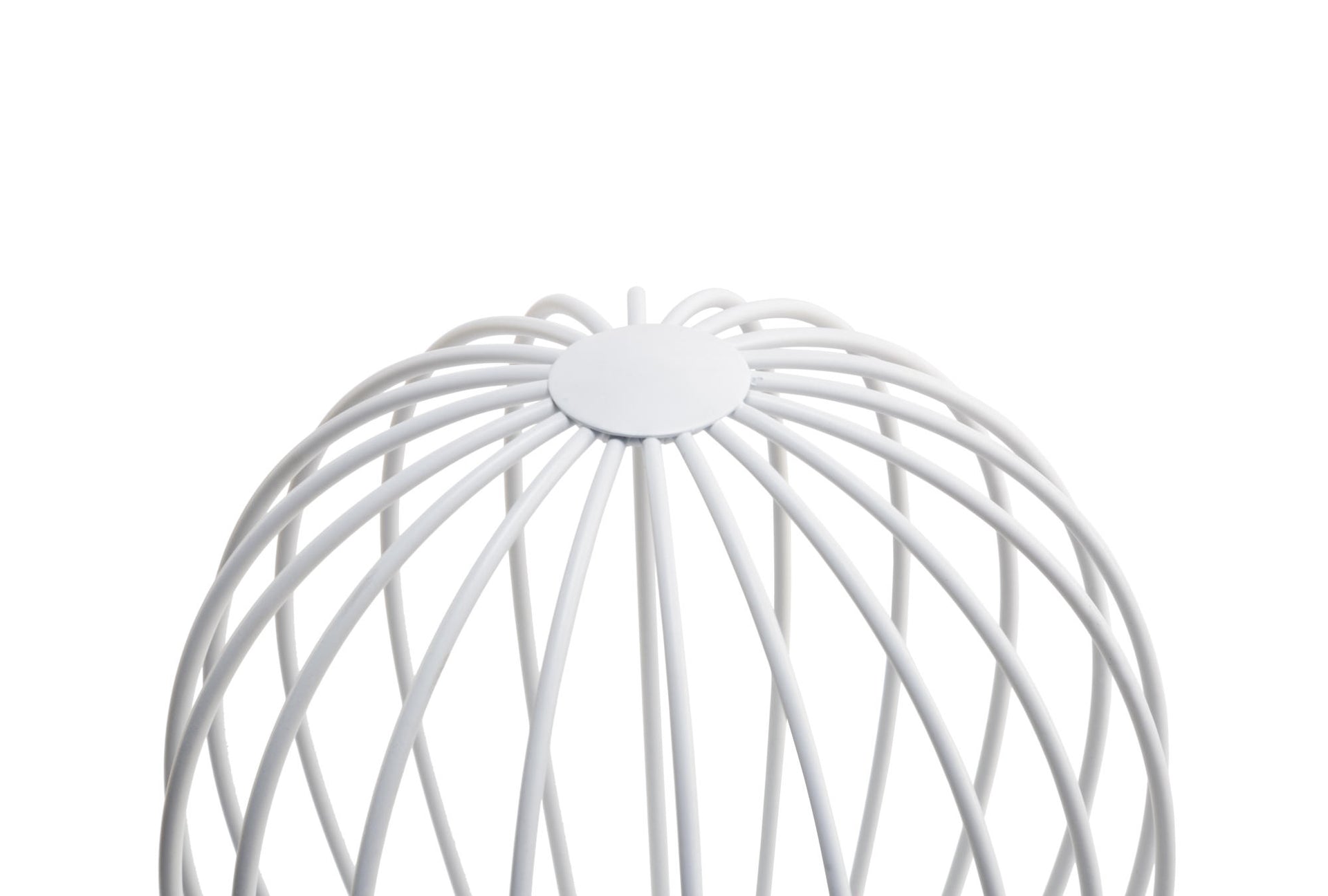 Balloon Wire Hat Stands Set of 2  (Gold & White)