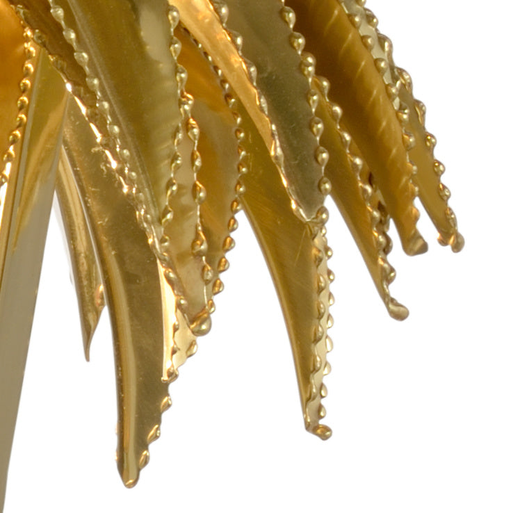 15.5H Gold Wild Palm Lamp (Sm)