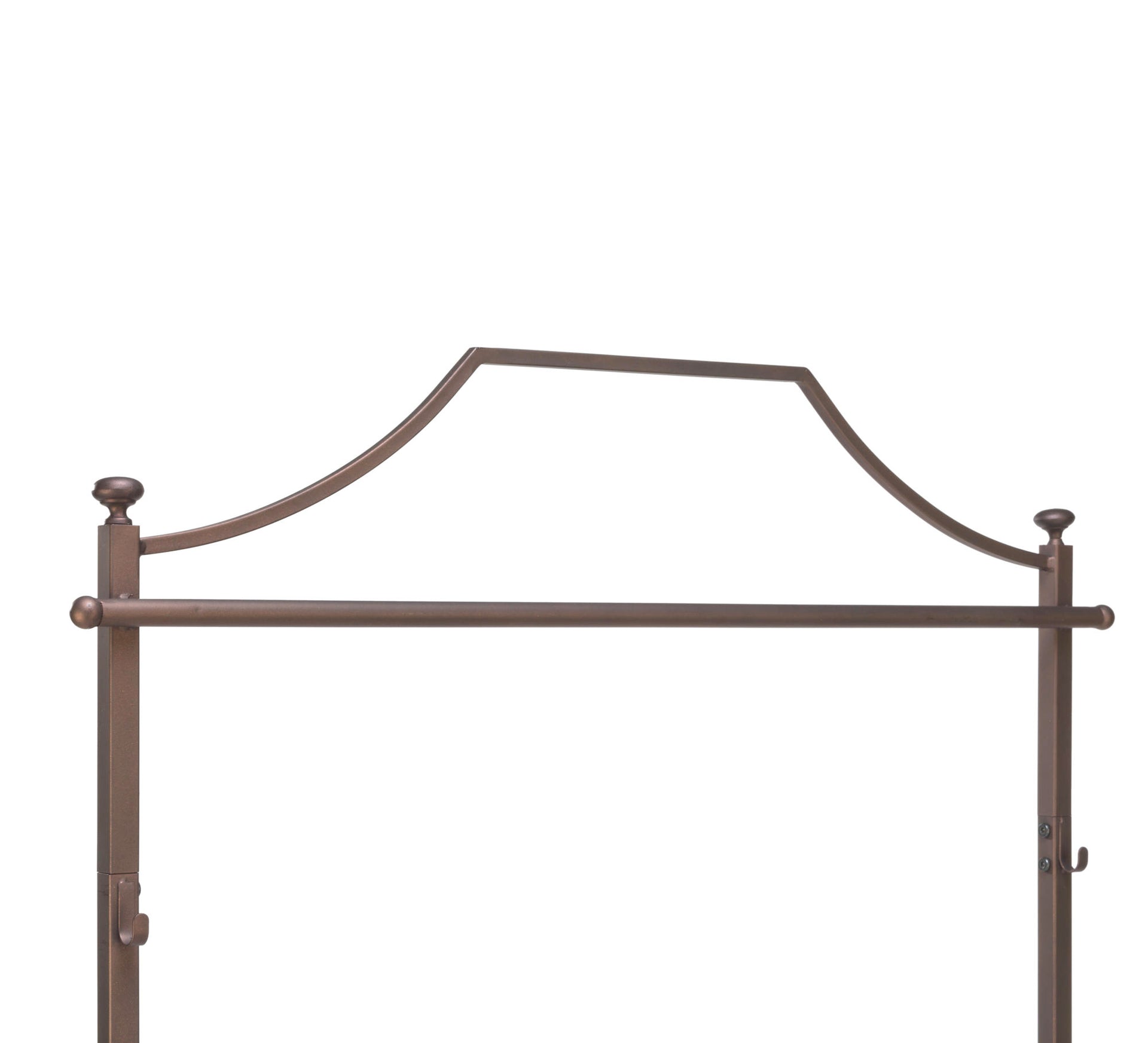 Garment Rack with Wood Veneer Base
