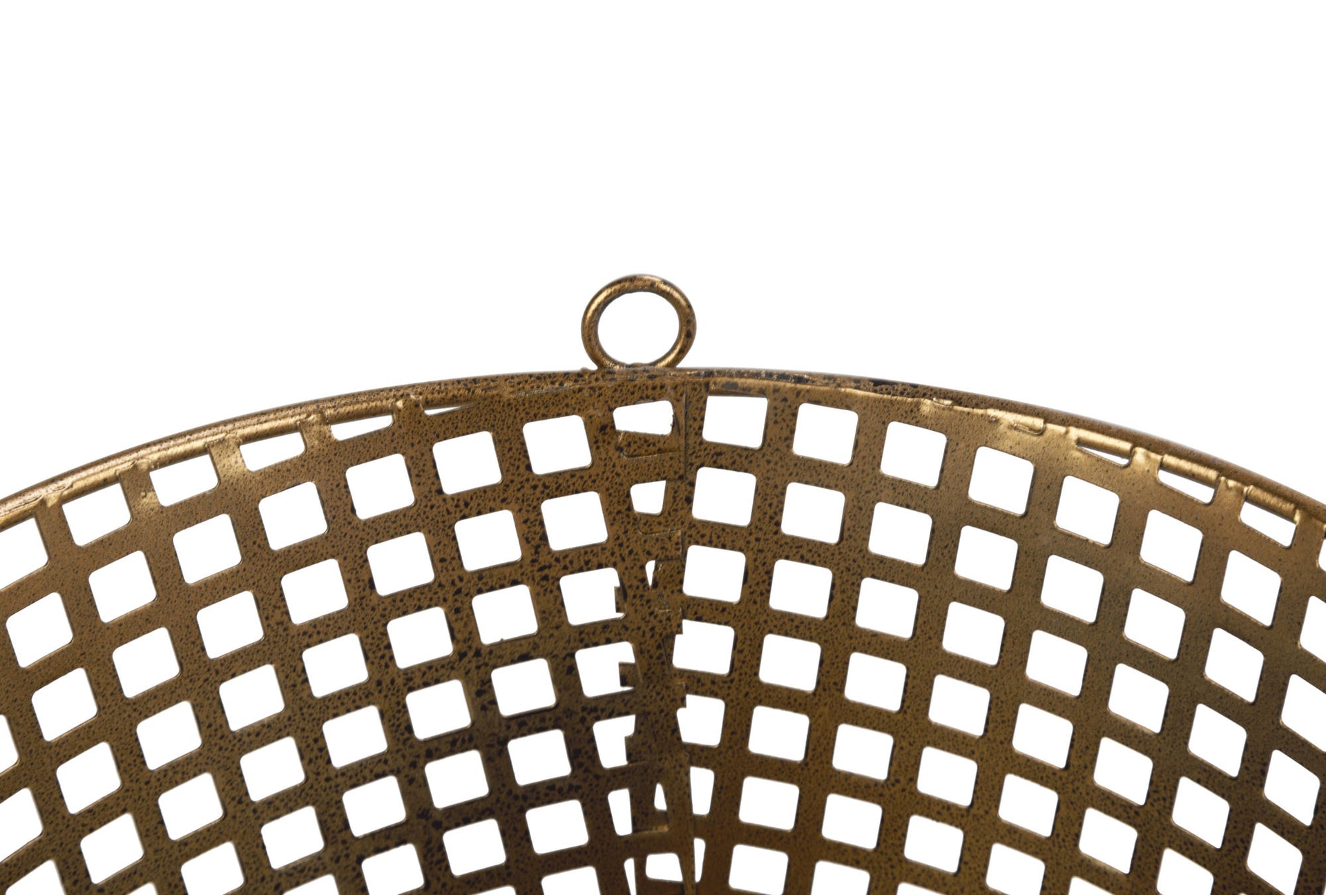 Metal Bin in Black or Gold