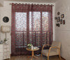 Dolce Mela Sheer Curtain Panels - Madrid  60x100