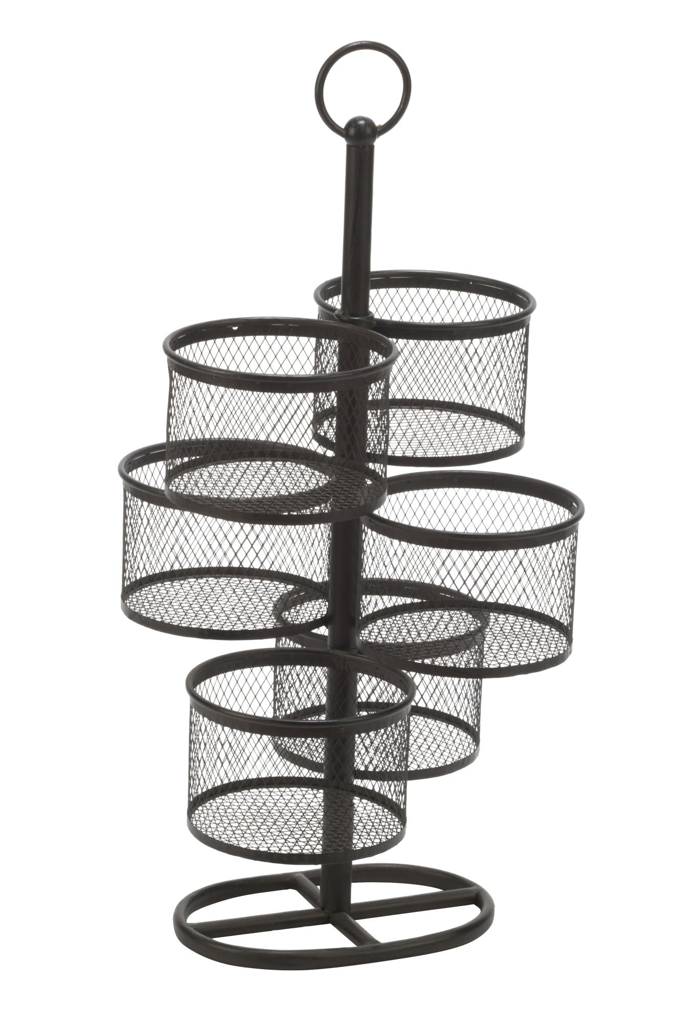 6 Bin Mesh Rotating Display