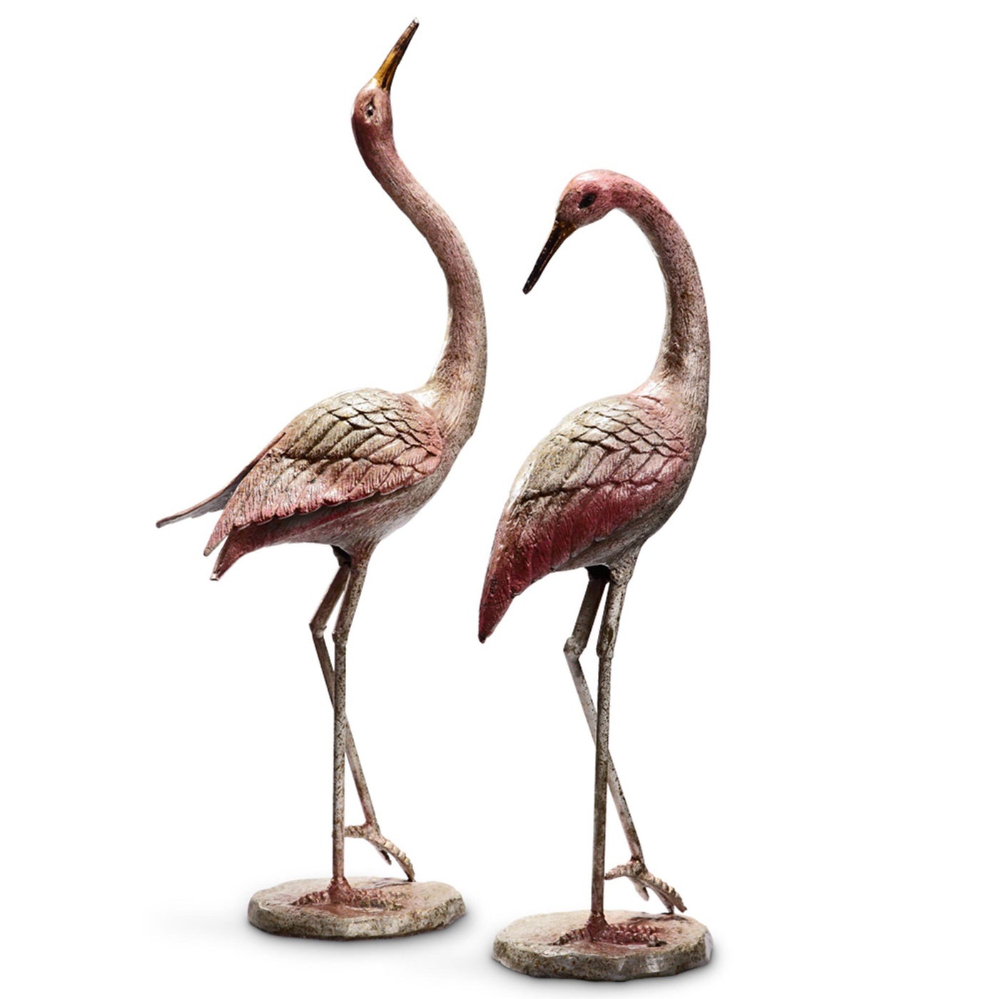 Flamboyant Crane Garden Pair - Set of 2