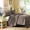 Velvet Touch Coverlet Set - Taupe
