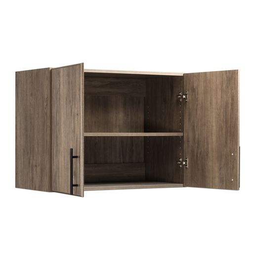 Elite 32 inch Stackable Wall Cabinet, Drifted Gray (DEW-3224)