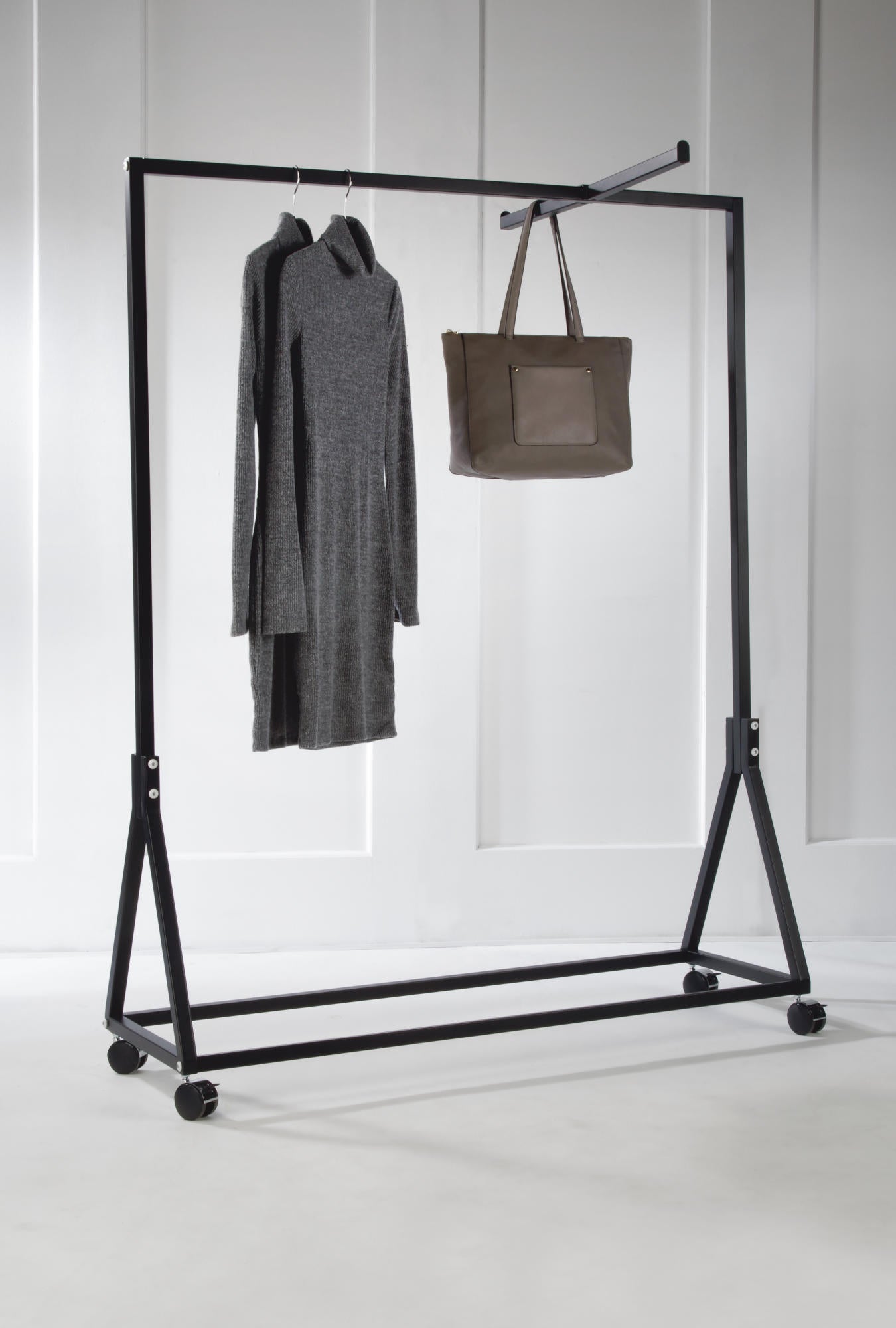 Triangle Base Metal Garment Rack