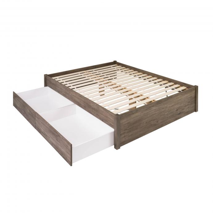 Queen Select 4-Post Platform Bed with 2 Drawers