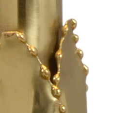 15.5H Gold Wild Palm Lamp (Sm)