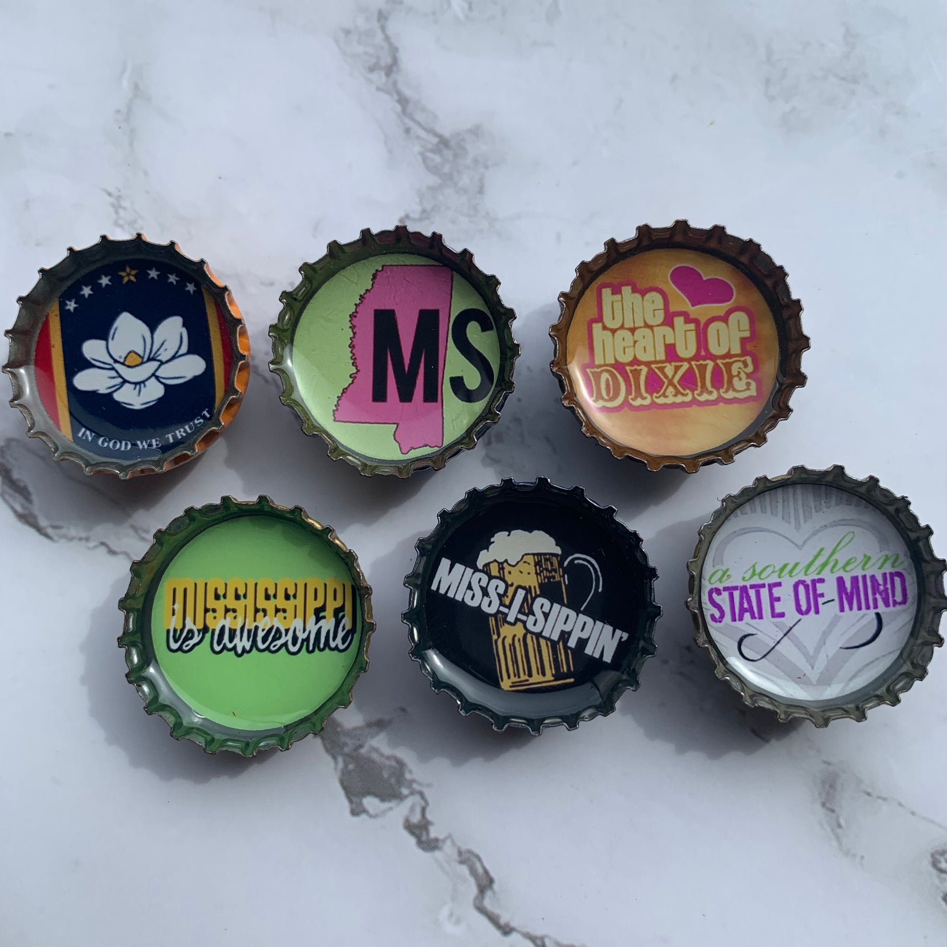 Mississippi Magnet - Set of 6