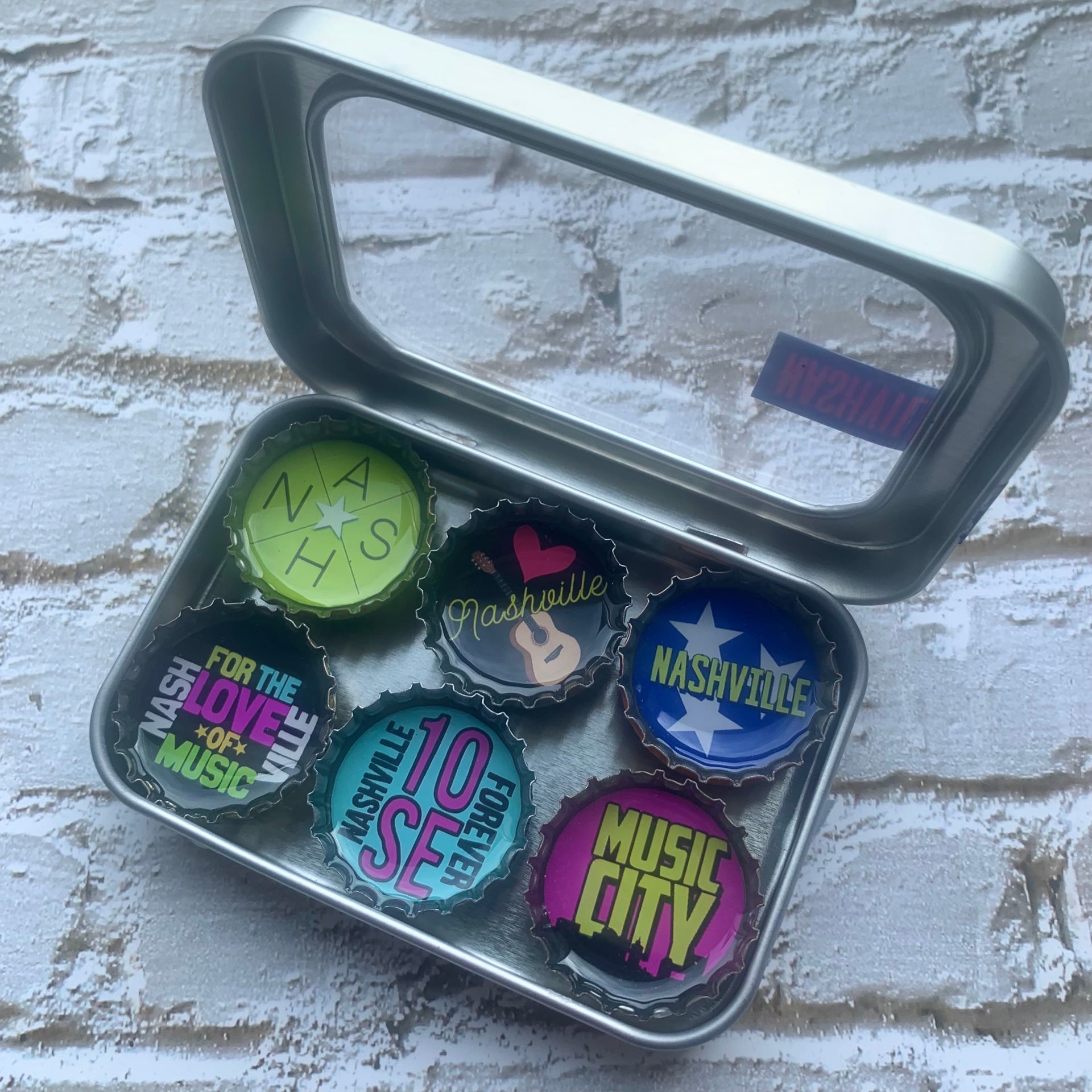Nashville, Tennessee Magnets - Set of 6