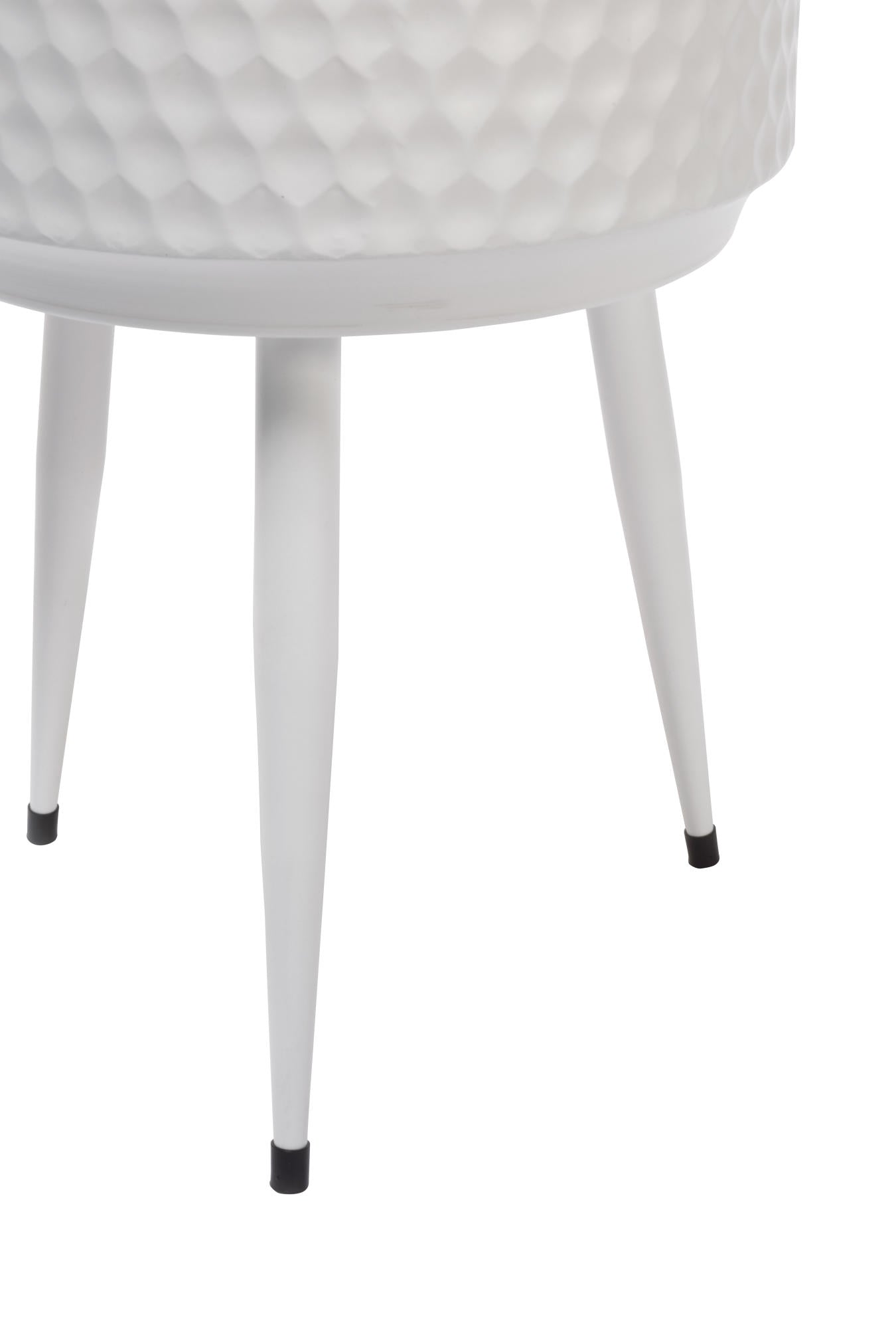 Textured Metal Bins - Set of 3