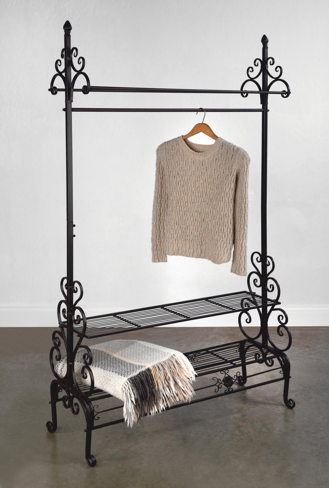 Elegant Garment Floor Rack