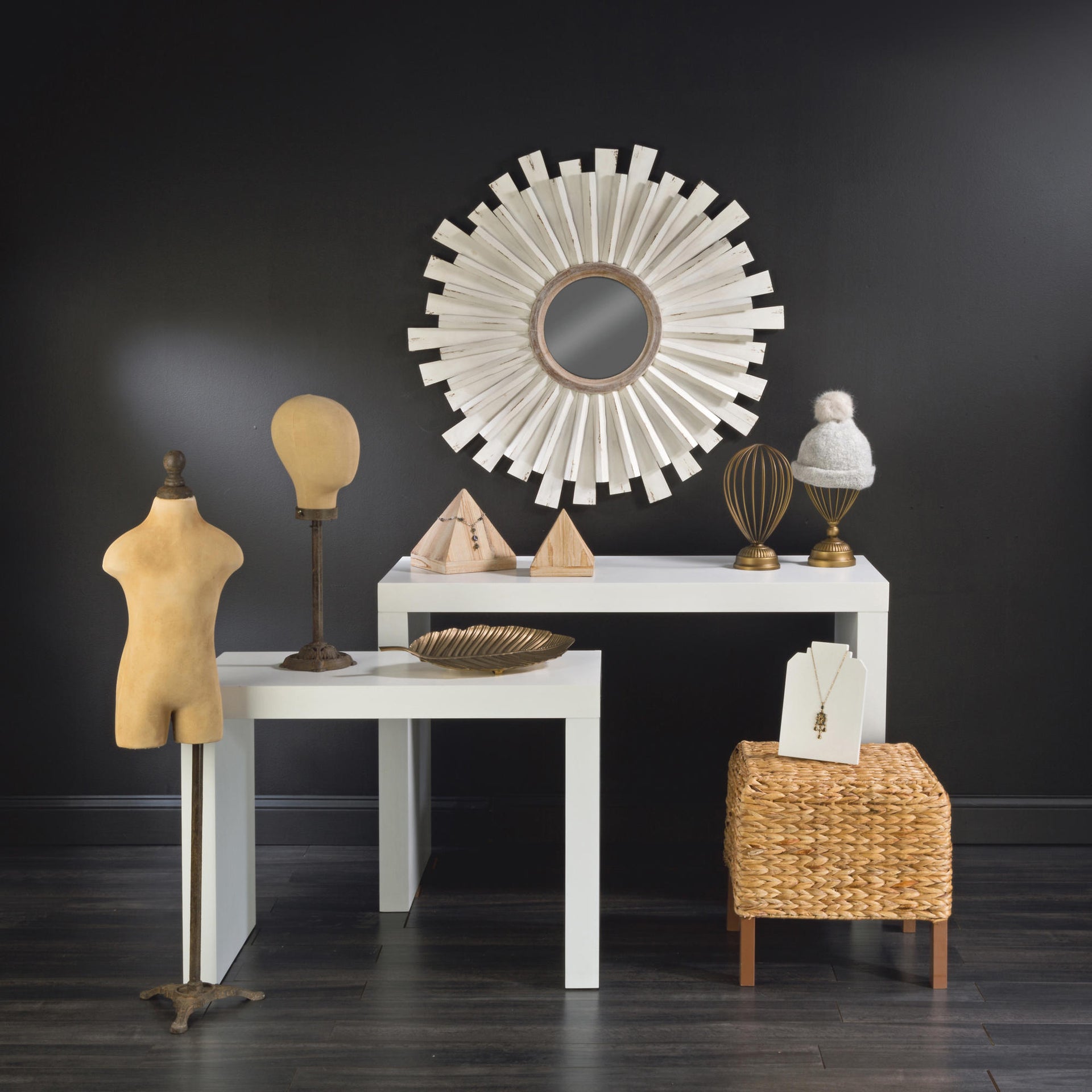 Antiqued Tabletop Head Form