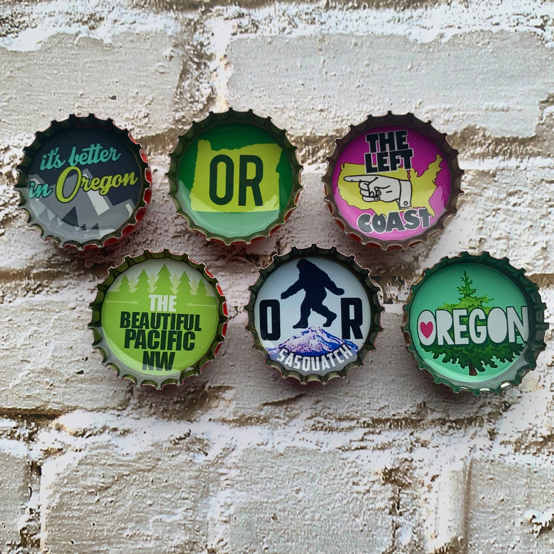 Oregon Magnets - Set of 6