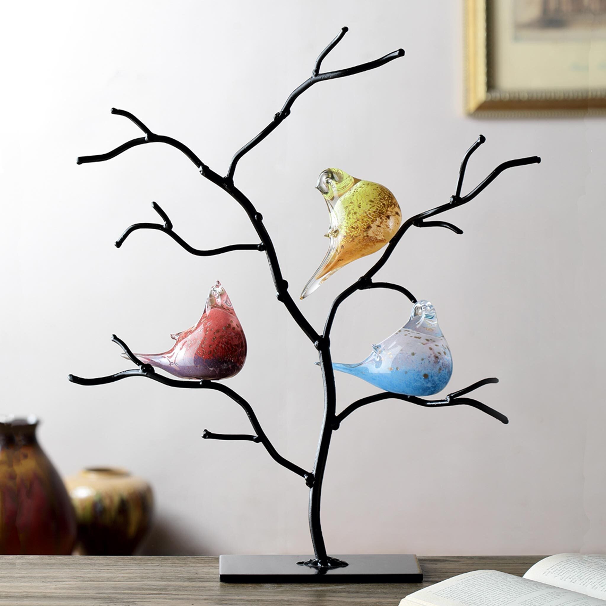 AG Bird Trio on Tree
