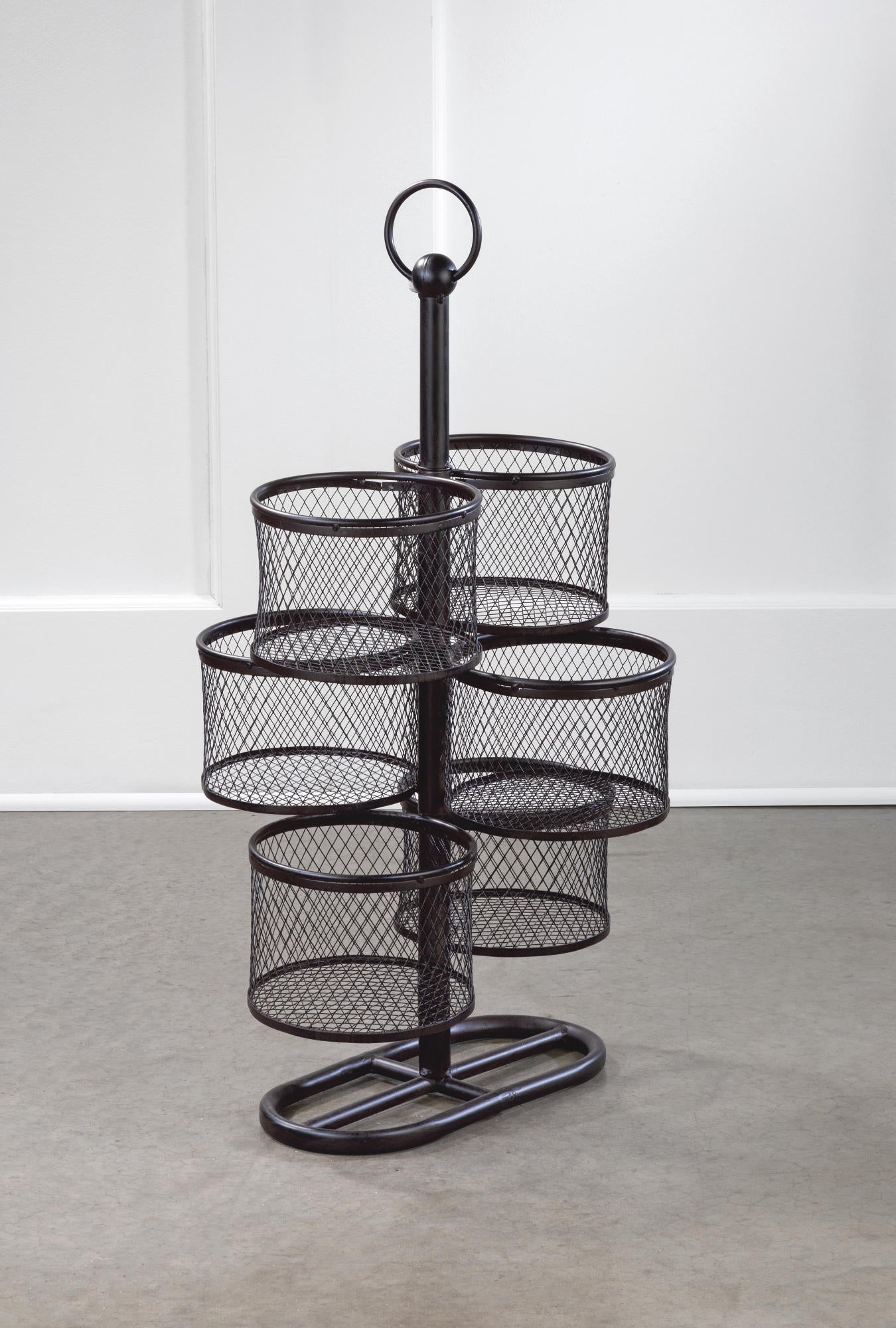 6 Bin Mesh Rotating Display