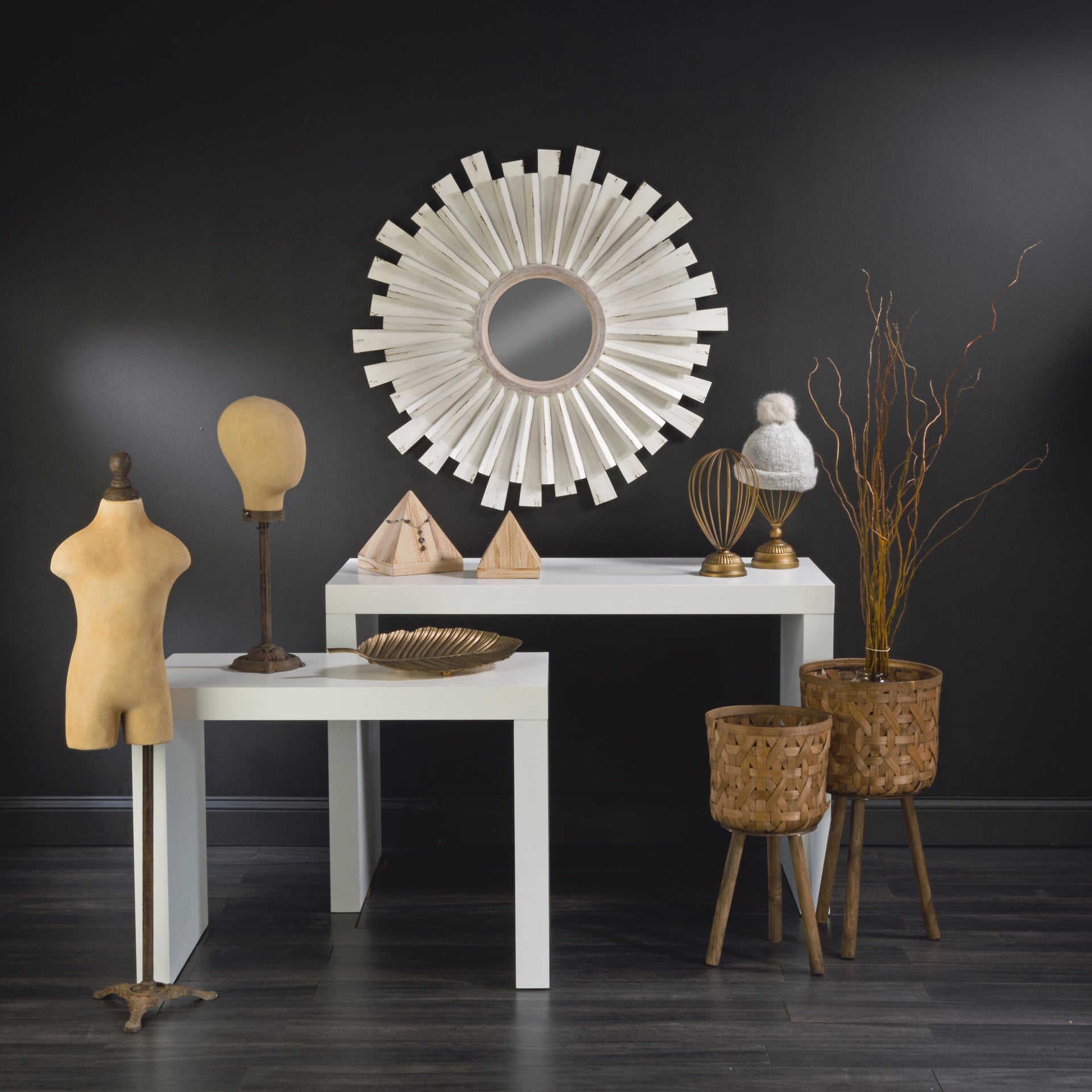 Bamboo Storage Bins - Set of 3