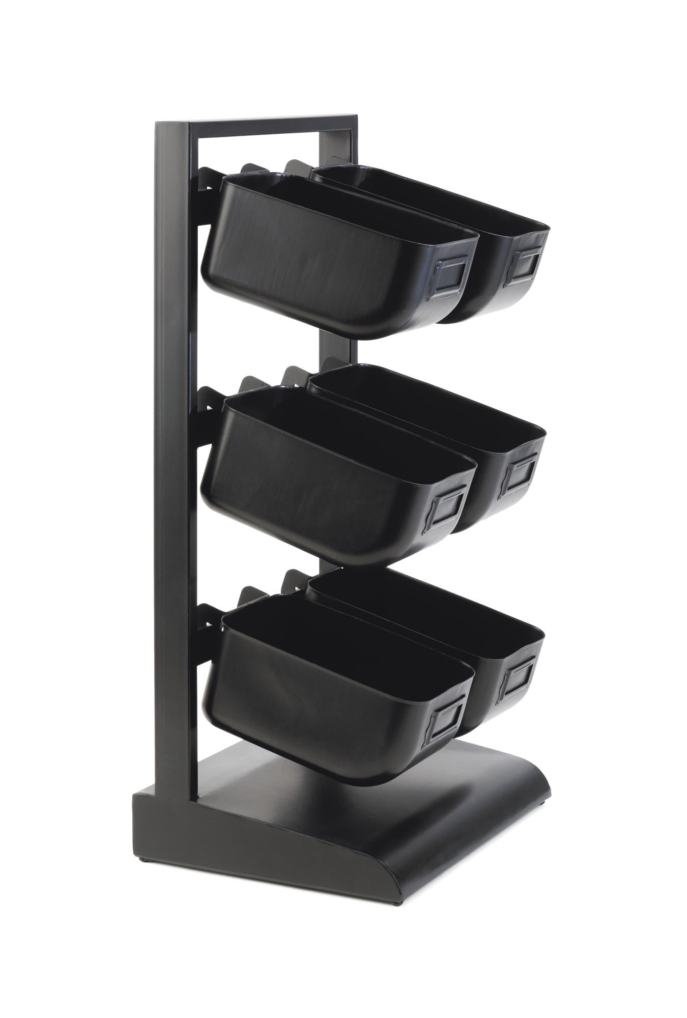 6 Metal Bin Tabletop Display