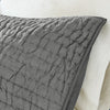 Serene 3 Piece Hand Quilted Cotton Quilt Set - Grey