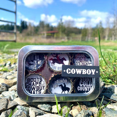 Cowboy Magnets - Set of 6