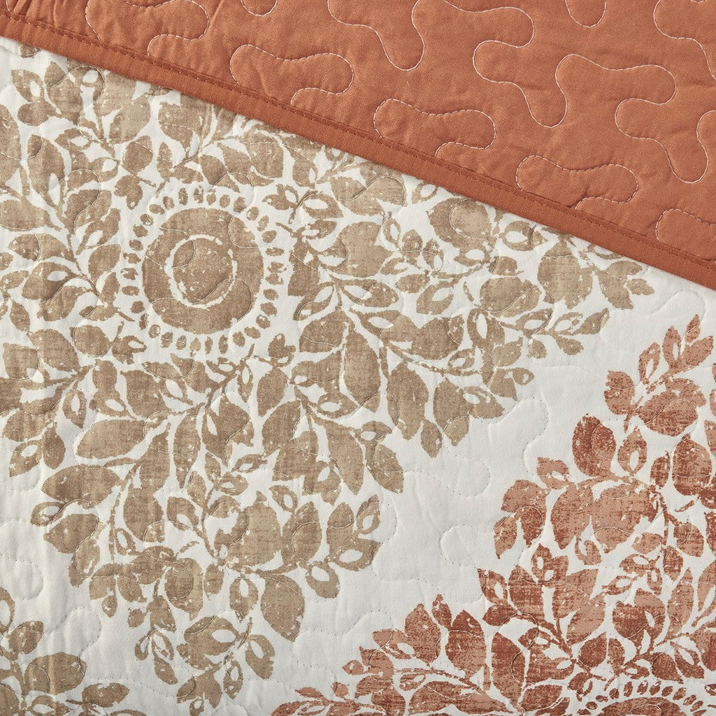 Claire 6 Piece Reversible Coverlet Set - Multi