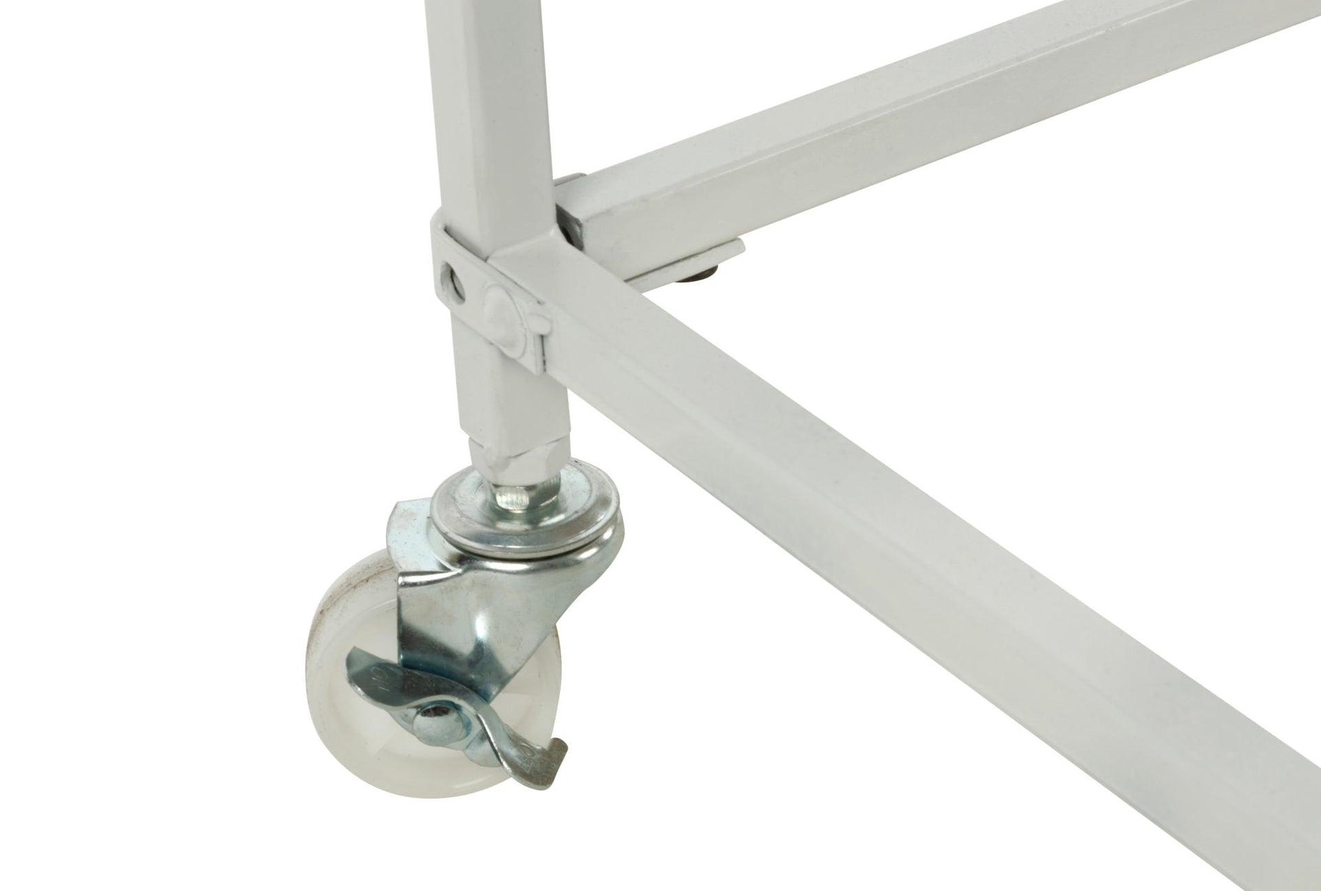 White Nesting Tables w/ Casters (Set of 3)