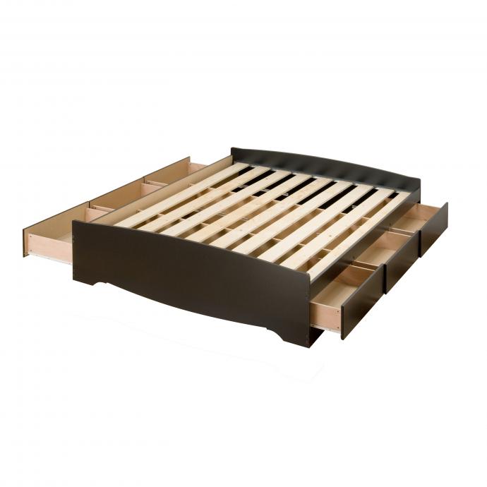 Queen Mate’s Platform Storage Bed with 6 Drawers