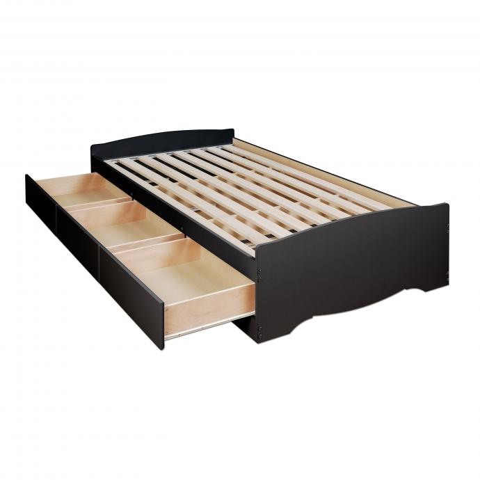 Twin XL Mate’s Platform Storage Bed with 3 Drawers