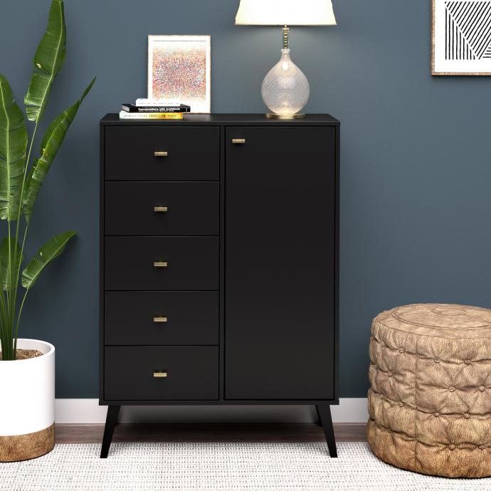 Milo 5-drawer Chest with Door