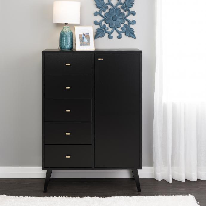 Milo 5-drawer Chest with Door
