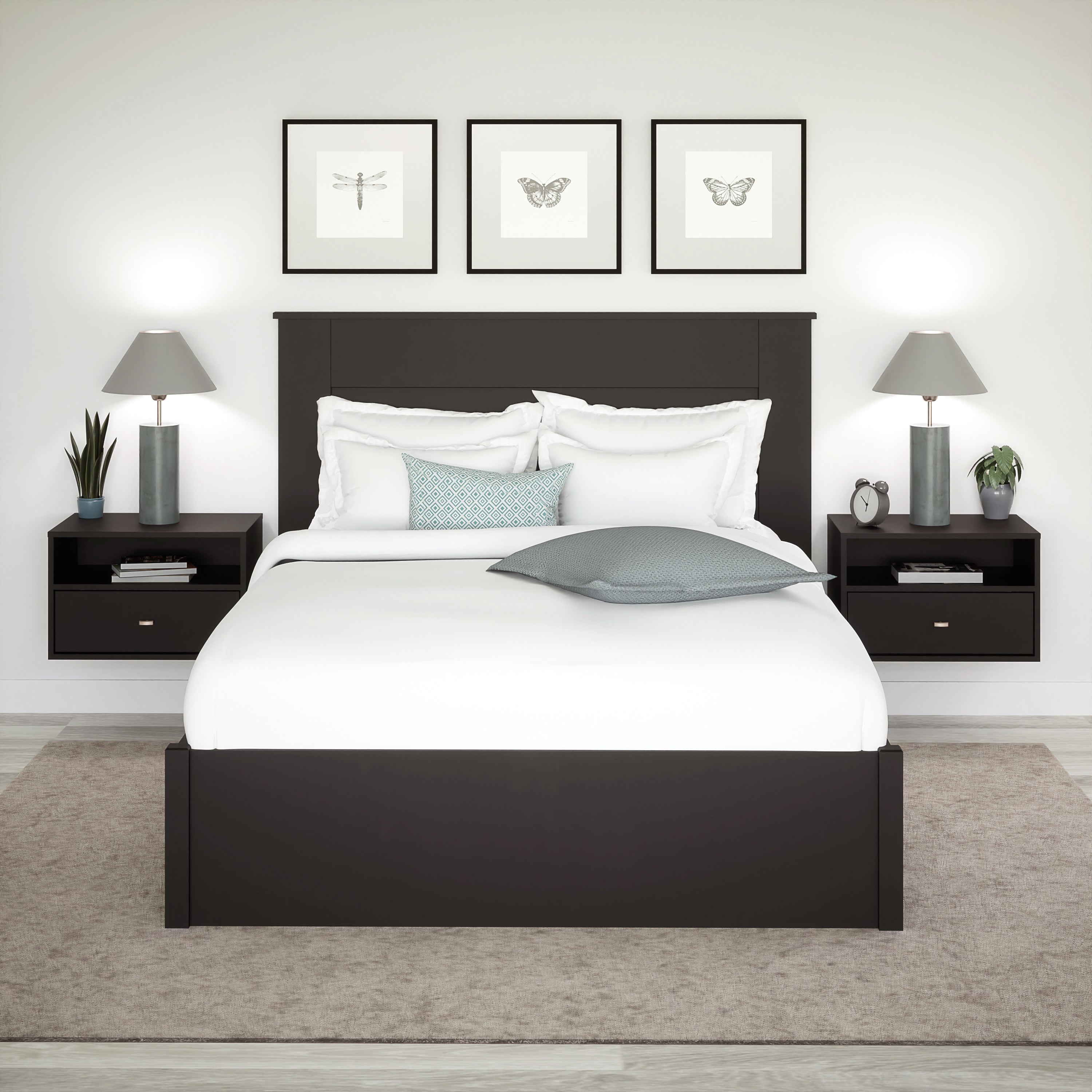 Floating Hanging Nightstand with Drawer