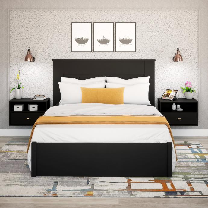 Floating Hanging Nightstand with Drawer