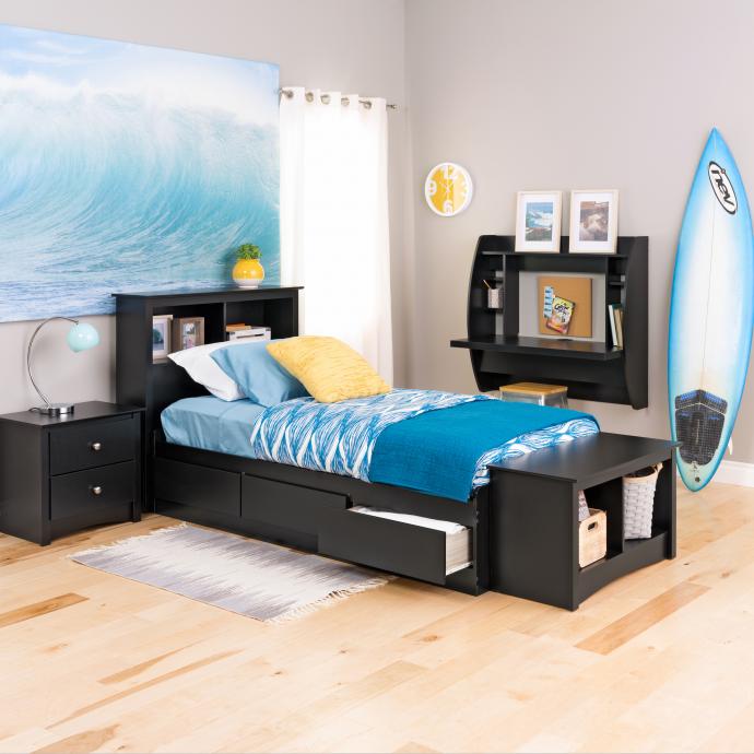 Floating Desk with Storage