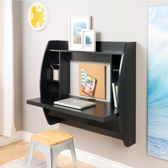 Floating Desk with Storage